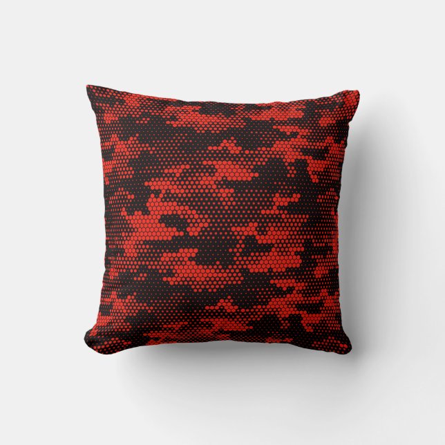 Seamless camouflage pattern. Repeating digital dot Cushion (Front)