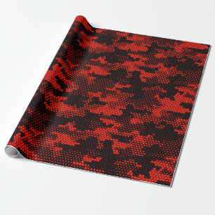 Seamless camouflage pattern. Repeating digital dot Wrapping Paper