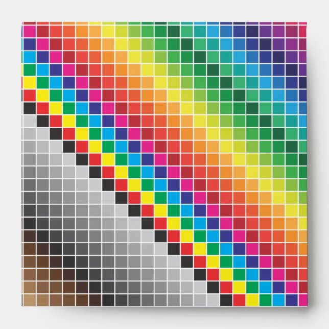 Seamless ceramic colour swatches envelopes (Front)