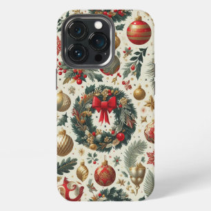 Seamless Christmas Decoration iPhone 13 Pro Case