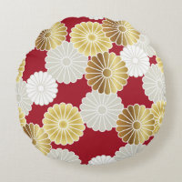 Seamless chrysanthemum pattern in the Japanese tra