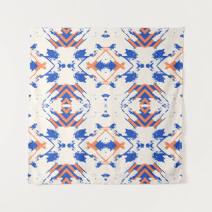  seamless colorful hipster pattern with geometric  tapestry