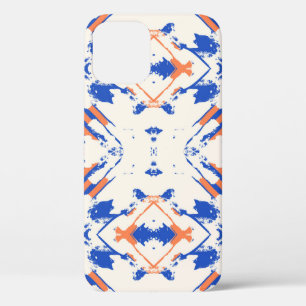 seamless colourful hipster pattern with geometric iPhone 12 case