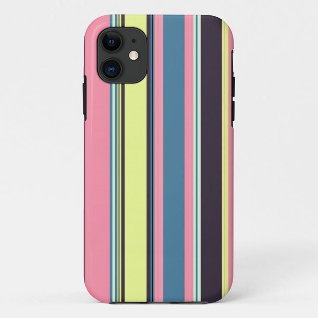 Seamless colourful stripes pattern background Case-Mate iPhone case (Back)