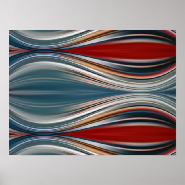 Seamless colours pattern poster (Front)