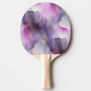 seamless cubism purple abstract art ping pong paddle