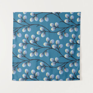 Seamless cute floral pattern design tapestry