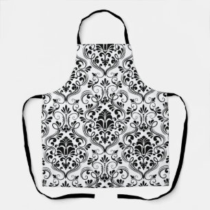 Seamless Damask Apron