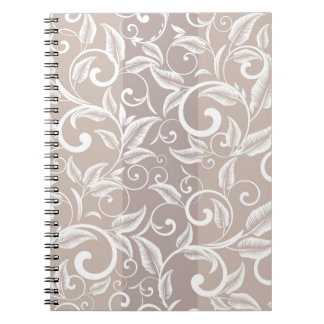 Seamless damask pattern. Vintage ornament. pattern Notebook