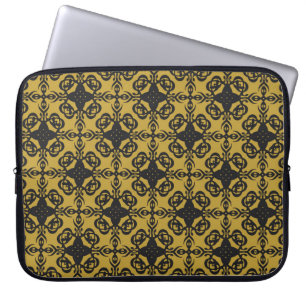 Seamless decorative vintage pattern with elegant o laptop sleeve