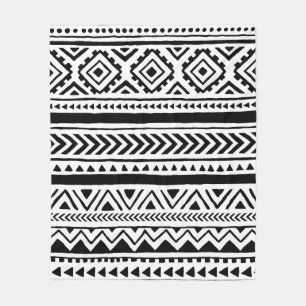Seamless ethnic and tribal pattern. Handmade. Hori Fleece Blanket