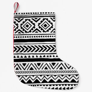 Seamless ethnic and tribal pattern. Handmade. Hori Small Christmas Stocking