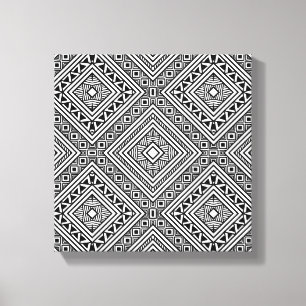 Seamless Ethnic Pattern 6 Canvas Print