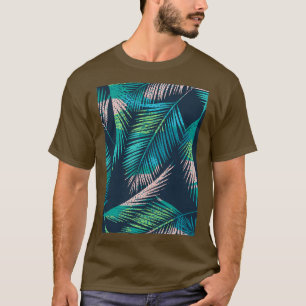 Seamless exotic pattern with tropical plants T T-Shirt