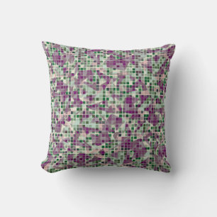 Seamless fashionable camouflage. The foreground co Cushion