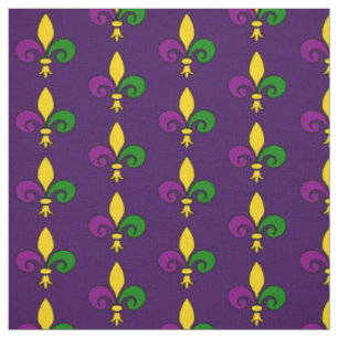 Seamless fleur-de-lis pattern fabric