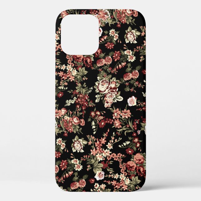 Seamless floral background: flower pattern. Case-Mate iPhone case (Back)