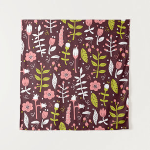 Seamless Floral Background. vintage Pattern in Doo Tapestry