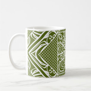 Seamless floral geometric pattern. Vintage illustr Coffee Mug
