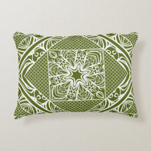 Seamless floral geometric pattern. Vintage illustr Decorative Cushion