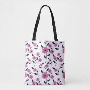 Seamless floral Pattern background, hand drawn fl Tote Bag