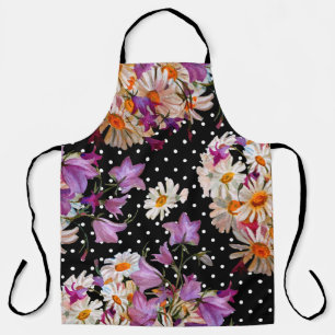 Seamless floral pattern. Bouquet of wild flowers w Apron