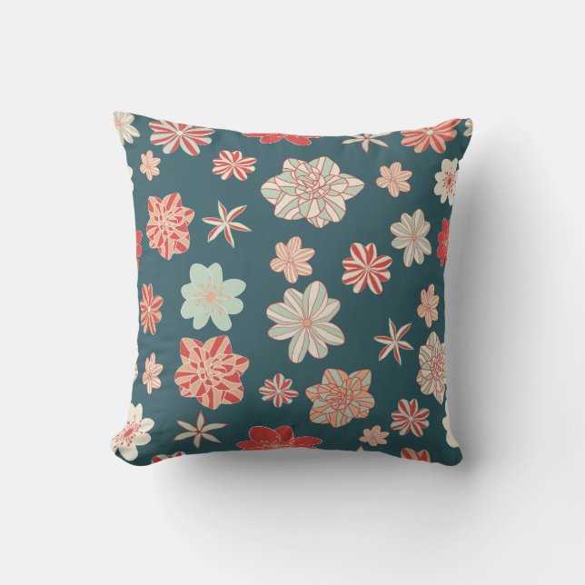 Seamless Floral Pattern  Cushion (Front)