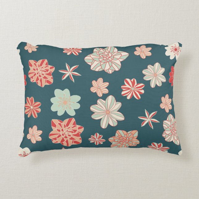 Seamless Floral Pattern  Decorative Cushion (Front)