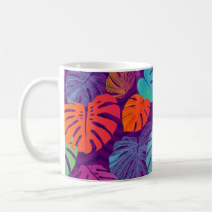 Seamless floral pattern from Tropical Monstera del Coffee Mug