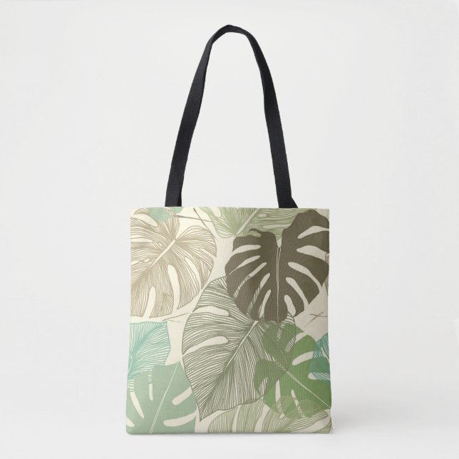 Seamless floral pattern from Tropical Monstera del Tote Bag (Front)