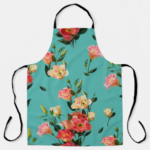 Seamless floral pattern in victorian style. Bouque Apron