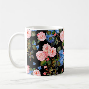 Seamless floral pattern in victorian style. Bouque Coffee Mug