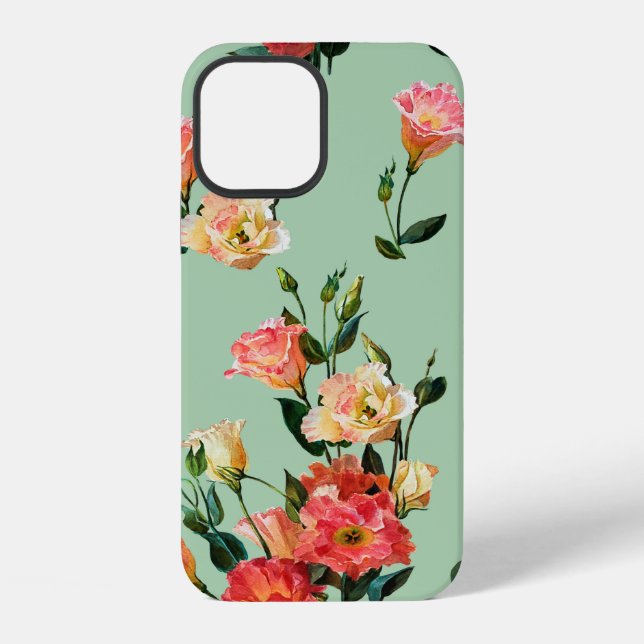 Seamless floral pattern in victorian style. Bouque iPhone Case (Back)