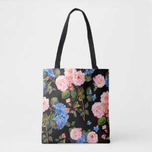 Seamless floral pattern in victorian style. Bouque Tote Bag