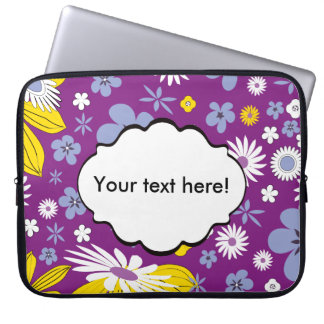 Seamless Floral Pattern Laptop Sleeve