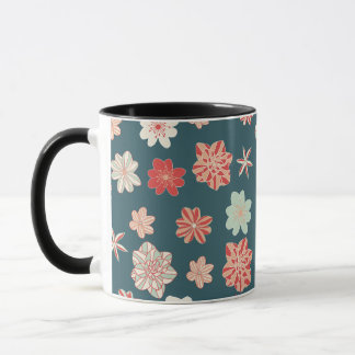 Seamless Floral Pattern Mug