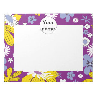 Seamless Floral Pattern Notepad