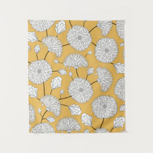 Seamless floral pattern. print with flowers. Texti Tapestry