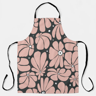 Seamless floral pattern with stylised large blosso apron