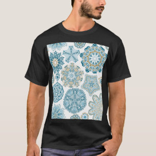 Seamless Floral Square: Copy Tiling T-Shirt