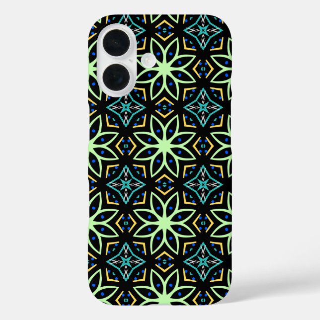 Seamless Floral Symmetrical Pattern Case-Mate iPhone Case (Back)