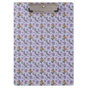 Seamless Forest Leaves Pattern Dark Botanical  Clipboard
