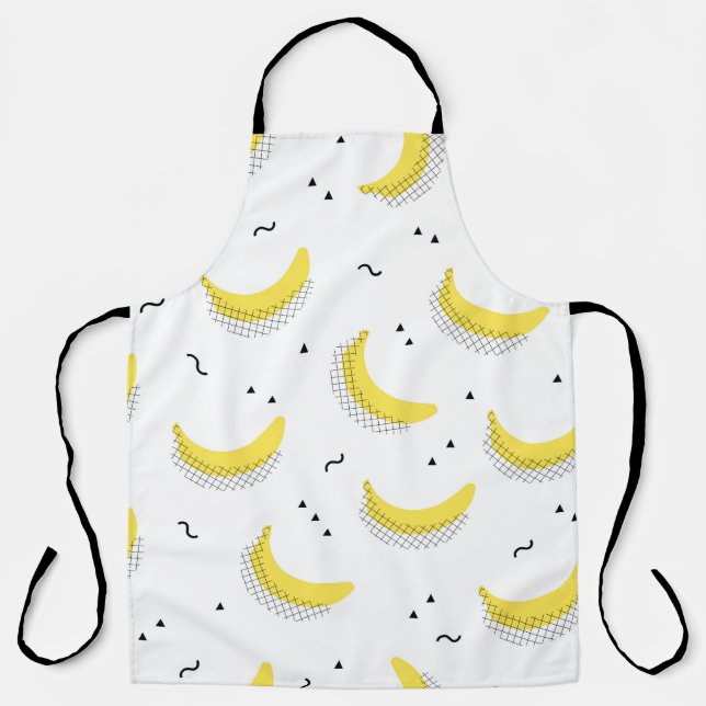  seamless fruit kids background. Abstract geometri Apron (Front)