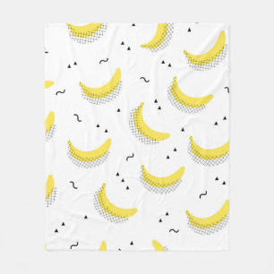  seamless fruit kids background. Abstract geometri Fleece Blanket