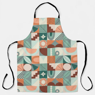 Seamless geometric, abstract mosaic pattern. apron