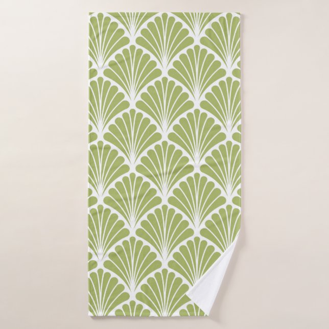 Seamless Geometric Art Deco Pattern. Abstract vint Bath Towel (Bath Towel)