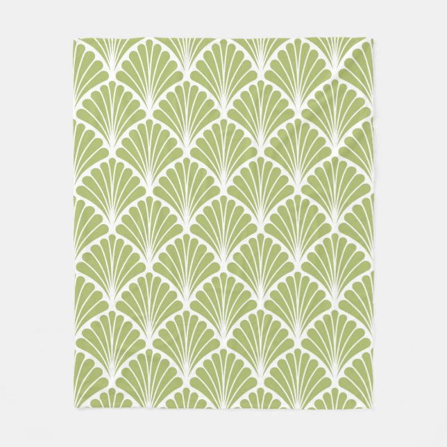Seamless Geometric Art Deco Pattern. Abstract vint Fleece Blanket (Front)