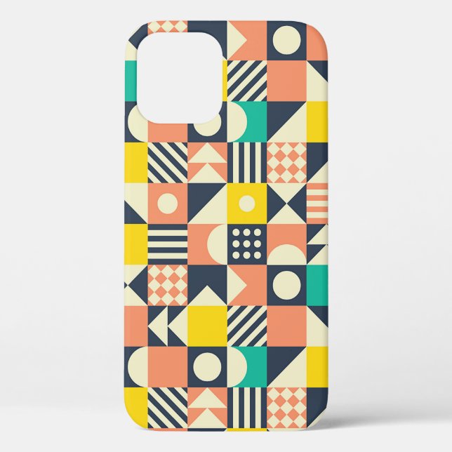 seamless geometric colourful pattern Case-Mate iPhone case (Back)