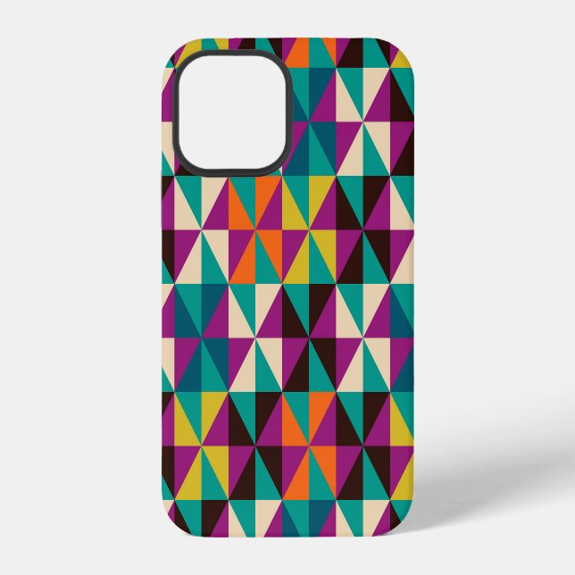 Seamless Geometric, Modern Pattern Design. iPhone Case (Back)