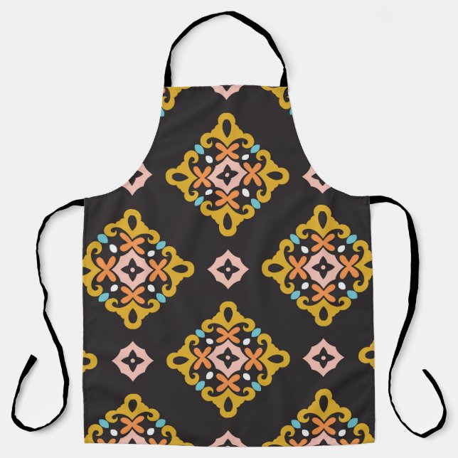 Seamless Geometric Pattern. Abstract texture desig Apron (Front)